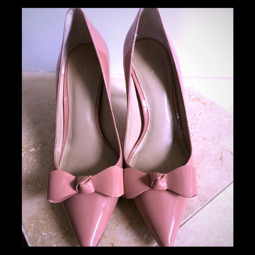 Dusty Rose Charlie Patent Bow pump